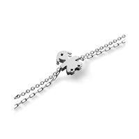 Boucle d'oreilles unique Le Bebé Femme I Classici in Or blanc LBB524 - LBB524